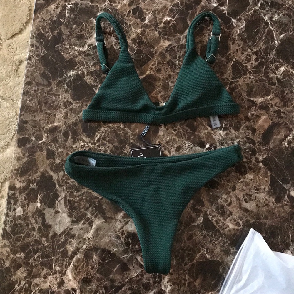 Green bikini never worn